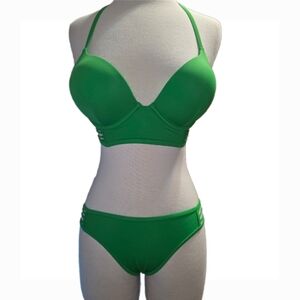 Victoria’s Secret Archive Bombshell/Cheeky Bikini - Jade Green - 32D/Small